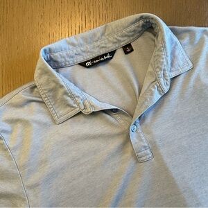 Travis Mathew Sky Blue Polo Shirt XL